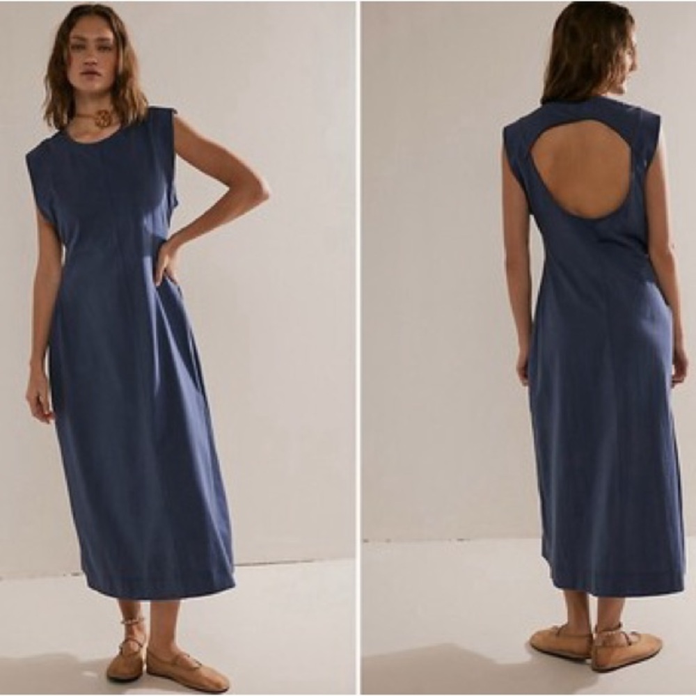 Free People Beach Simone midi dress